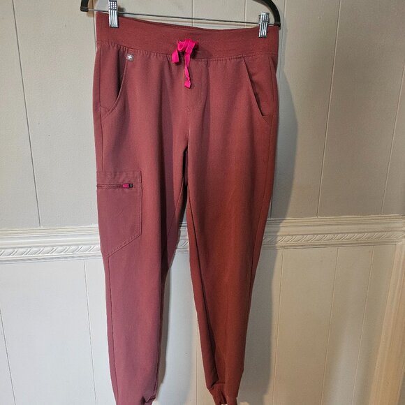 Figs Scrub pink/mauve pants, small - Picture 1 of 4